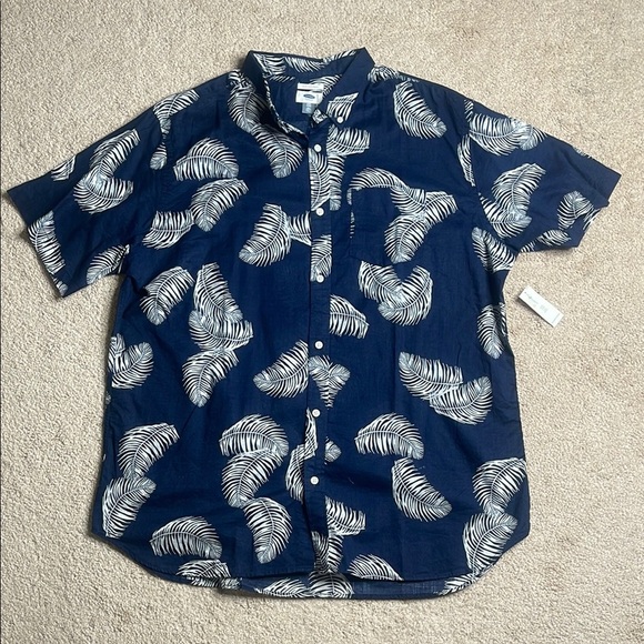 Old Navy Other - Old Navy Blue and White Casual Button Down Shirt
